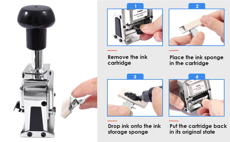 7 digitals Automatic Numbering Machine
