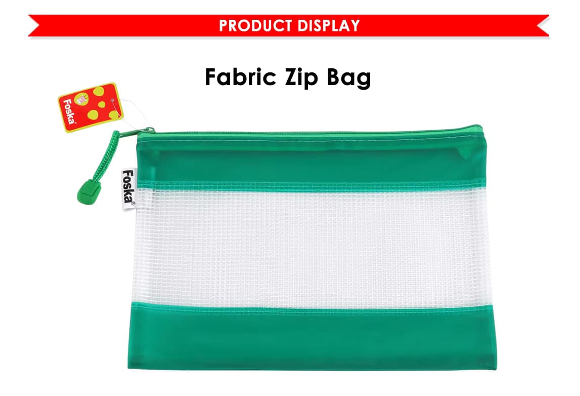 PVC Fabric Zipper Bag