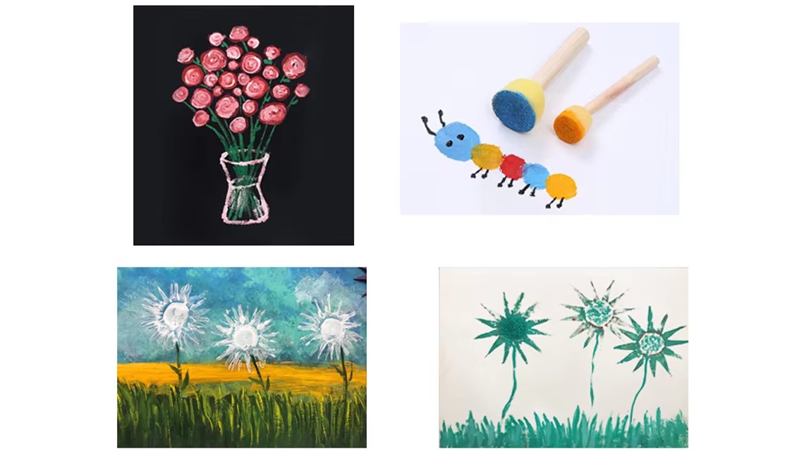 sponge painting brush