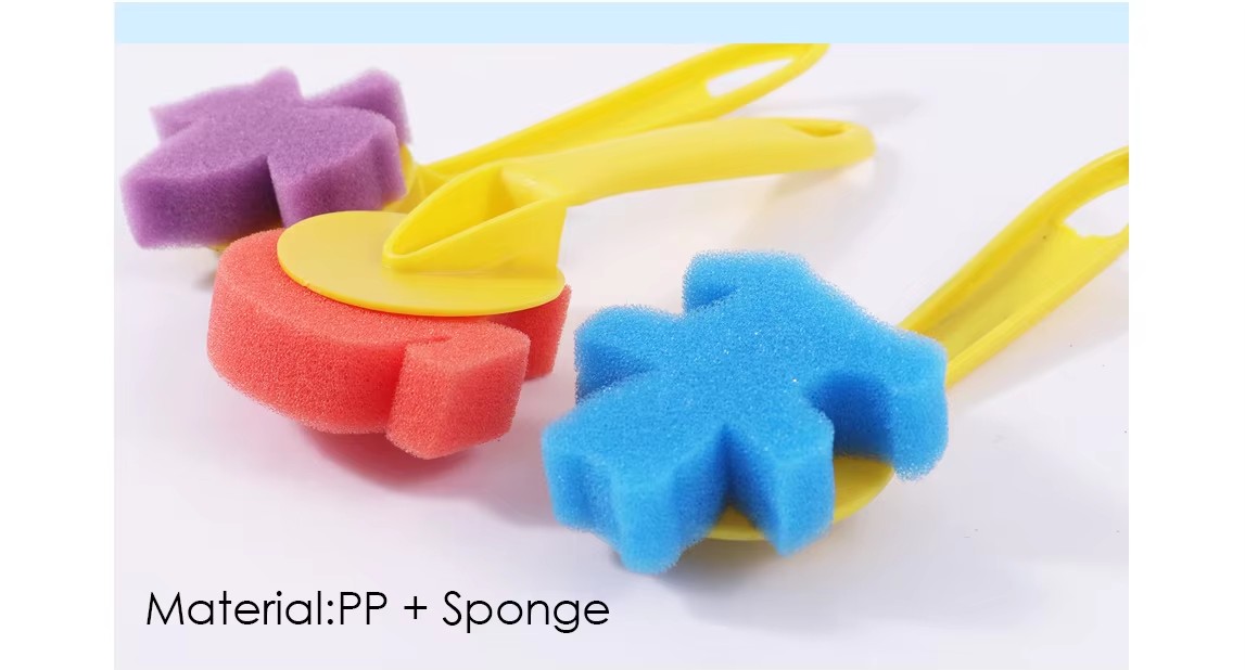 Diy Children's Sponge Paint Brush