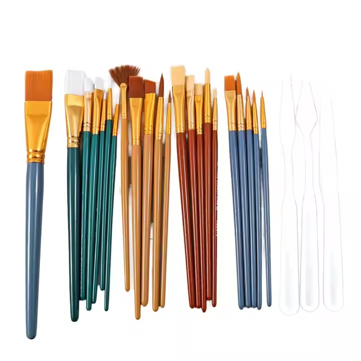 nylon artist brush set
