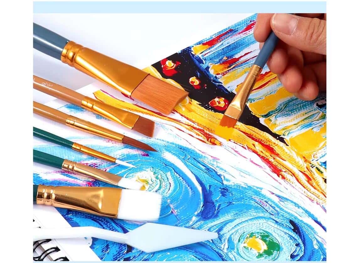 25pcs artist brush set