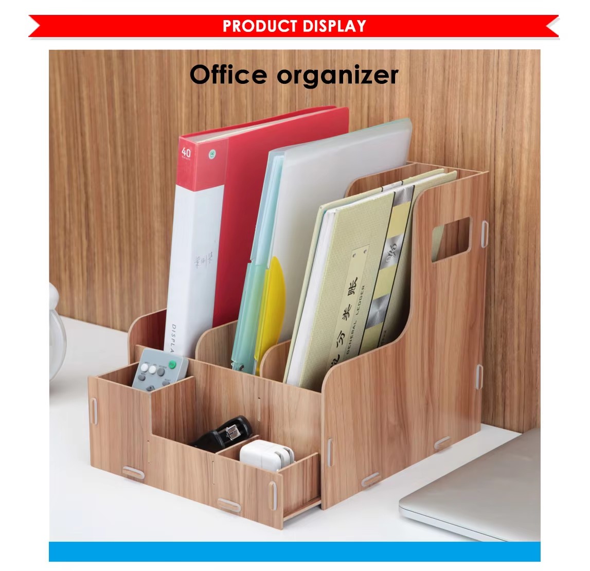 MDF desktop Office organizer