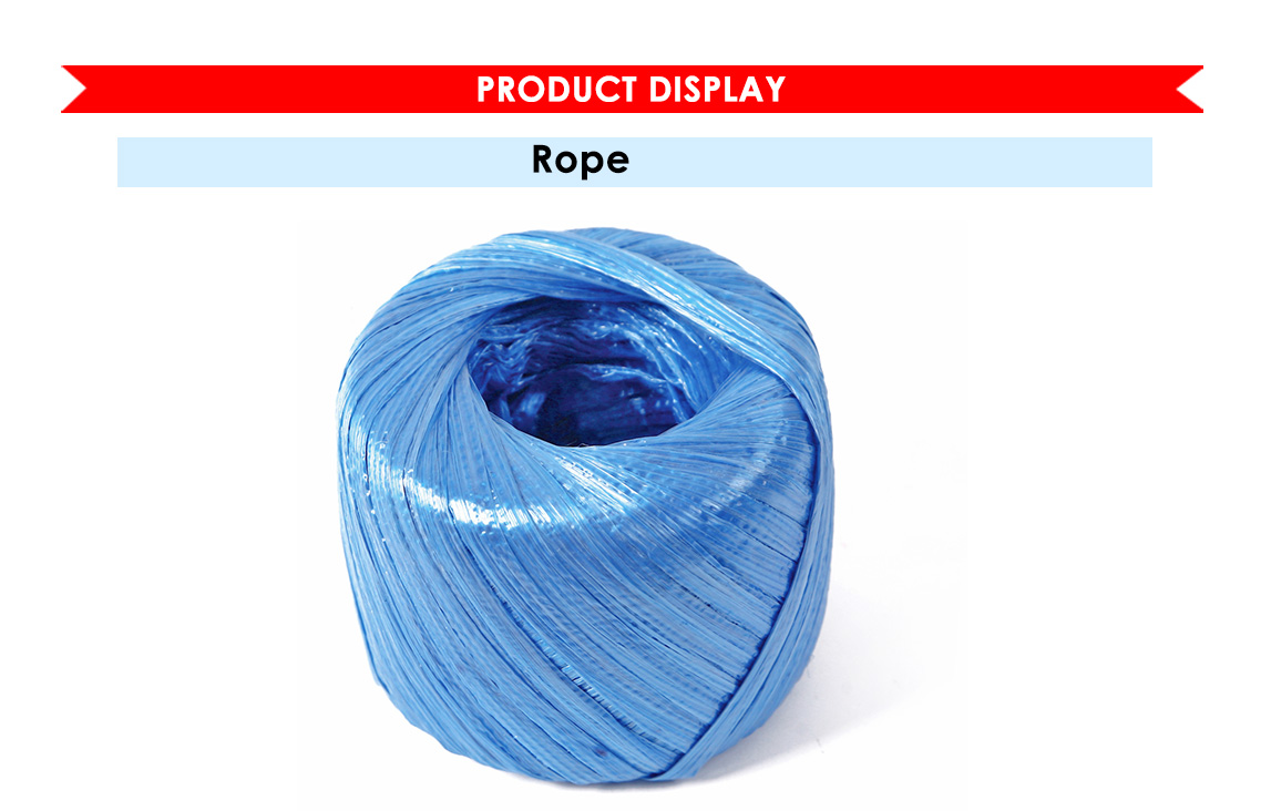 Colorful PP Plastic Rope