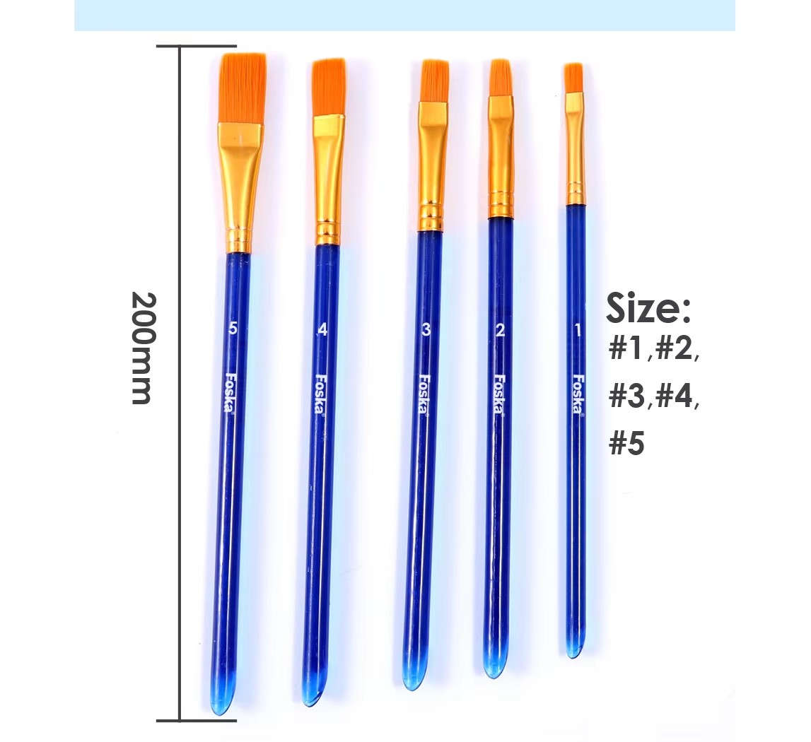 nylon artist brush set