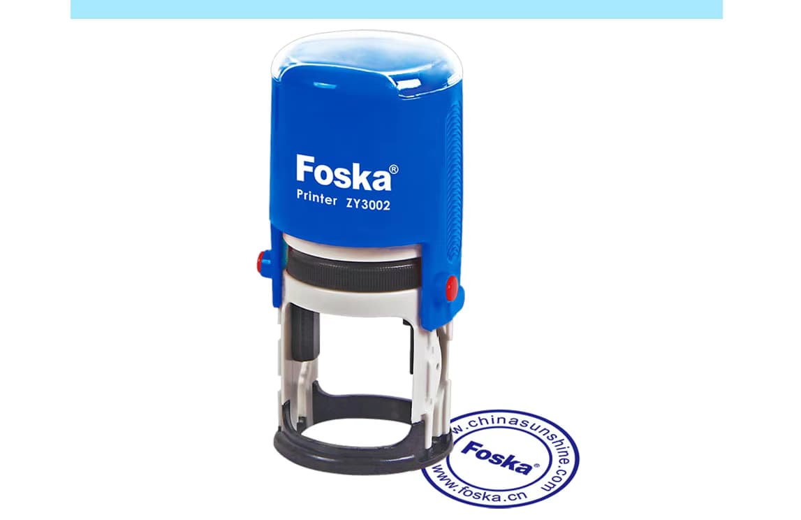 Round Shape Self-inking Stamp