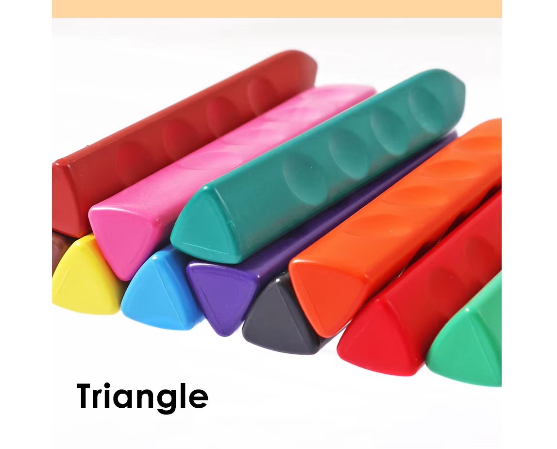 colorful plastic crayon