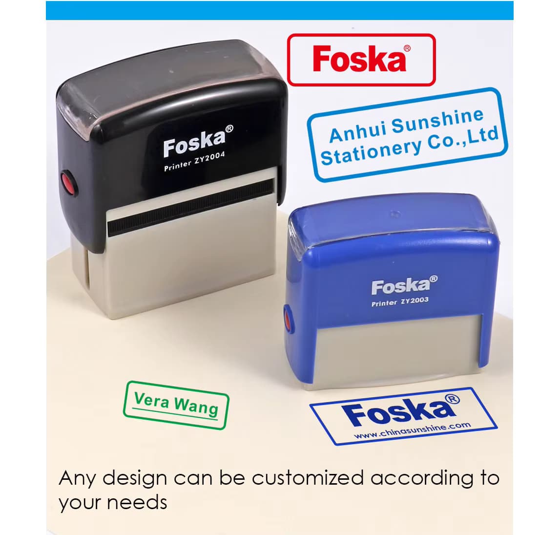 Rubber Self-inking Stamp 