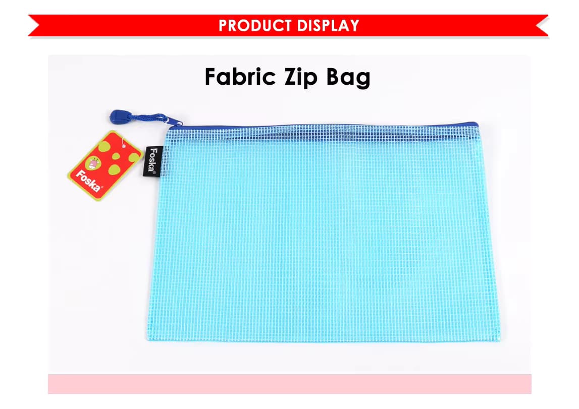 PVC Fabric Zipper Bag