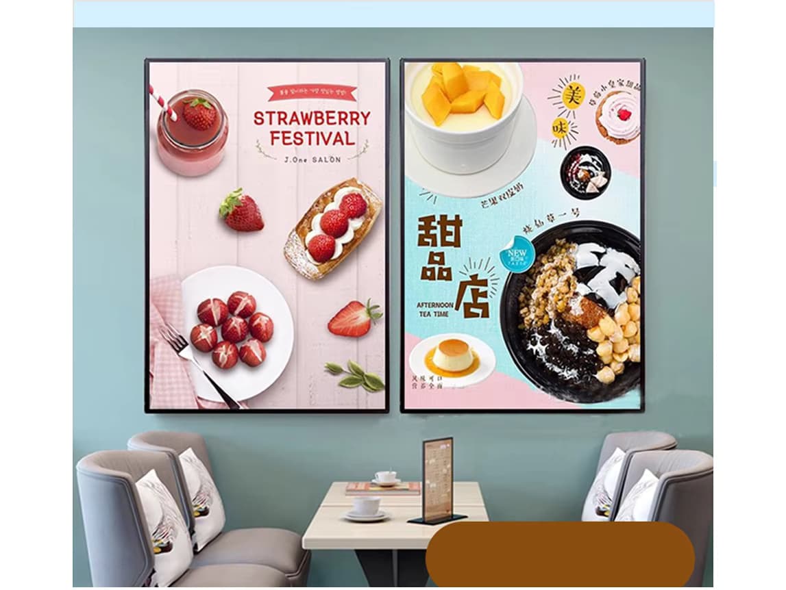  Good Quality Mobile LED Poster Frame 