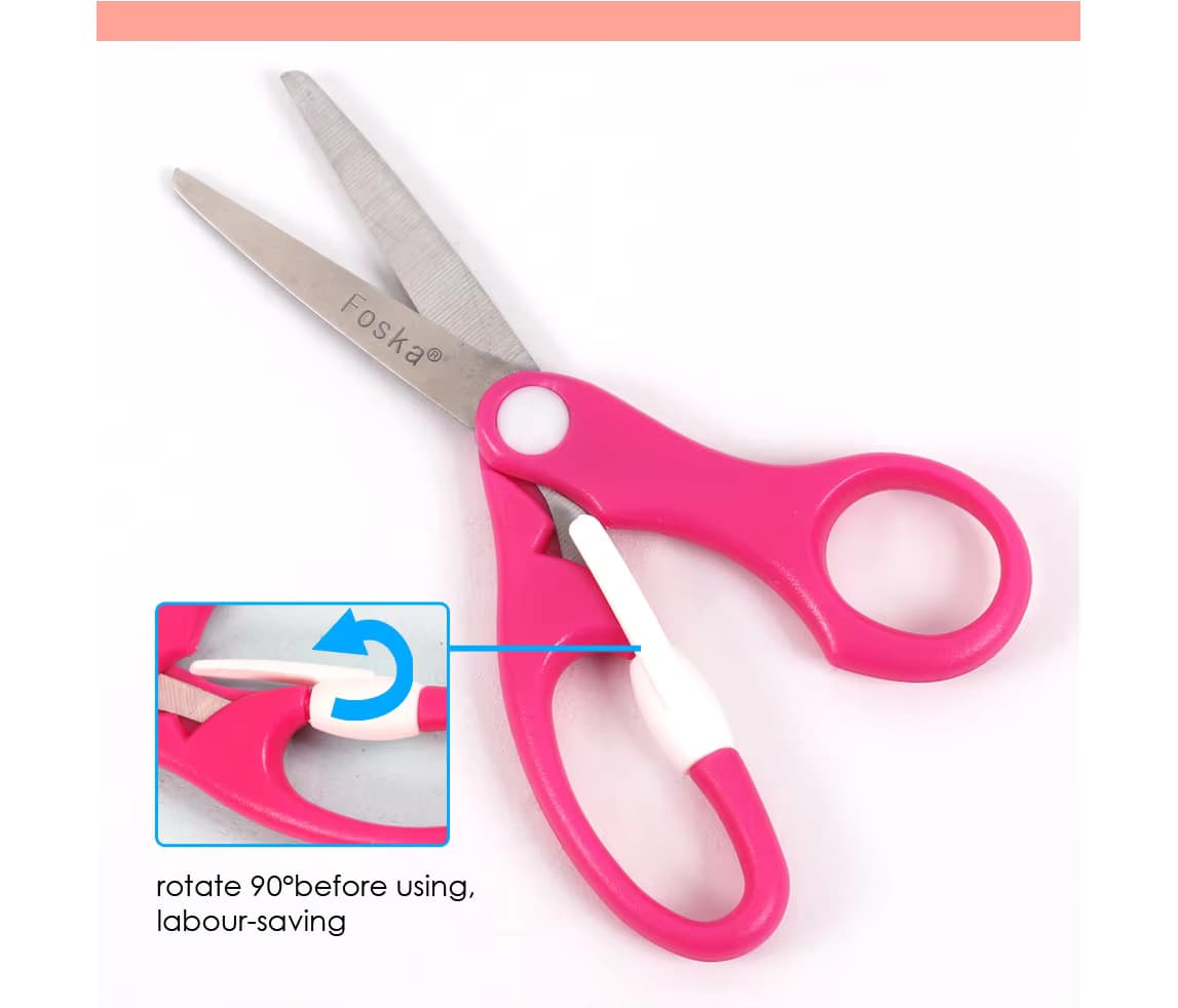 Safe Scissors with Handle 