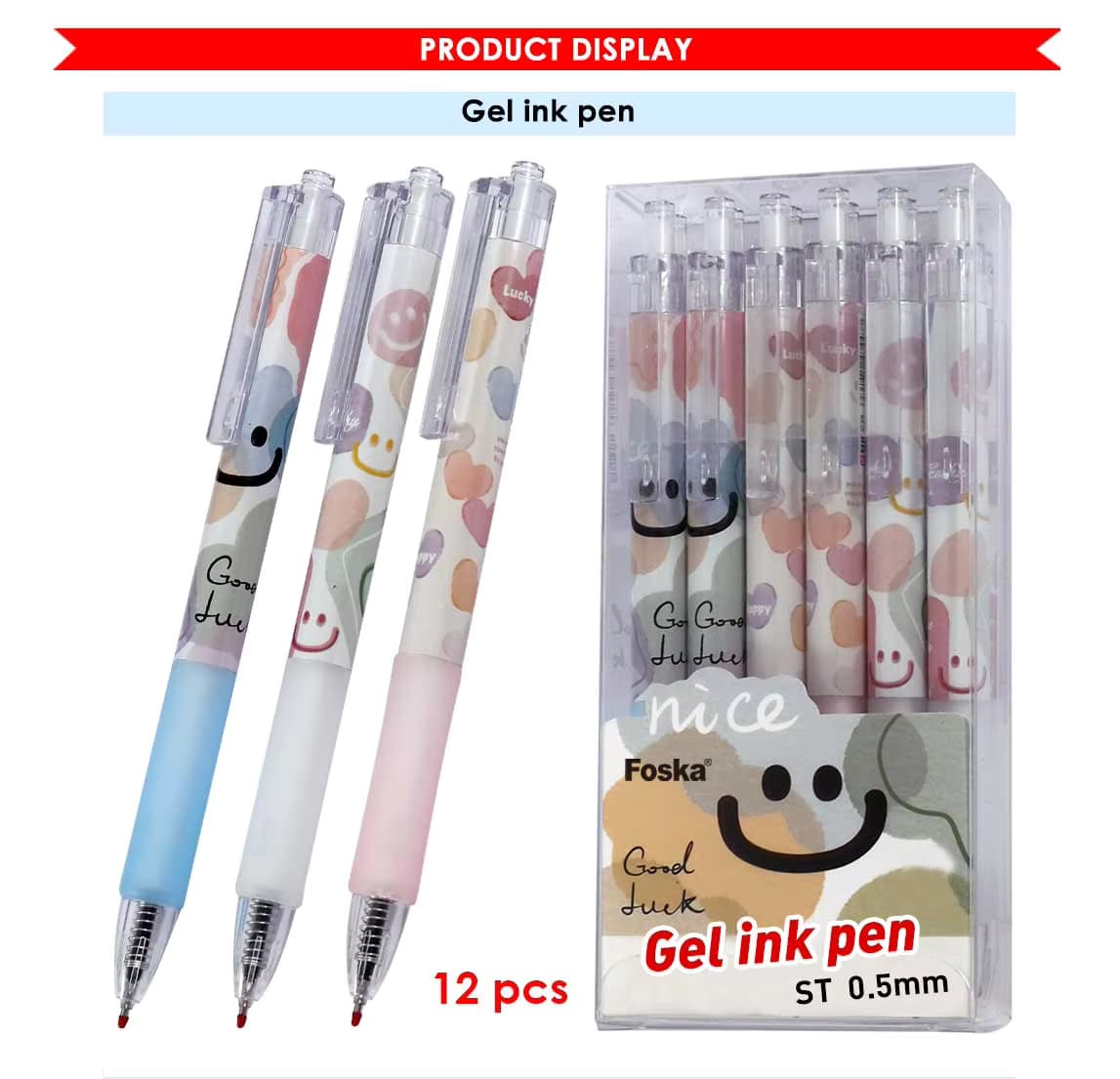 Black Gel Ink Pen