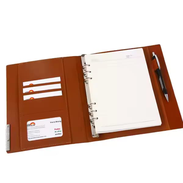 PU Leather Agenda Notebook