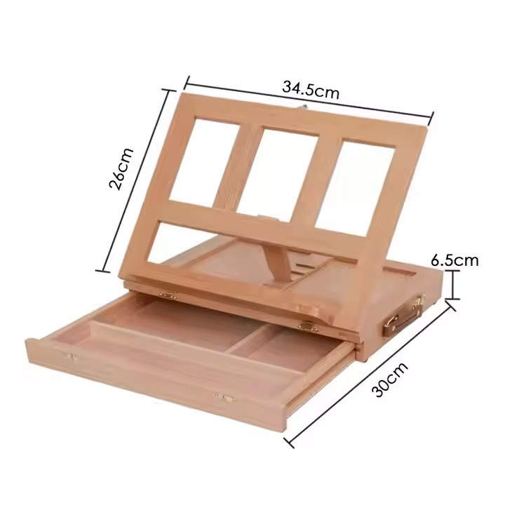 wood easel for painting