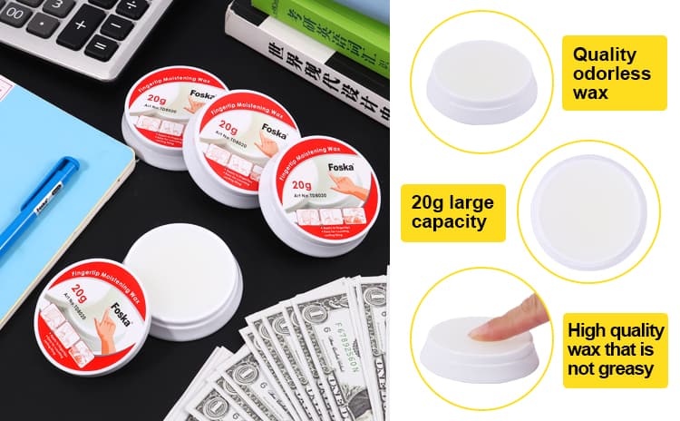 Finger Tip Counting Money Wax