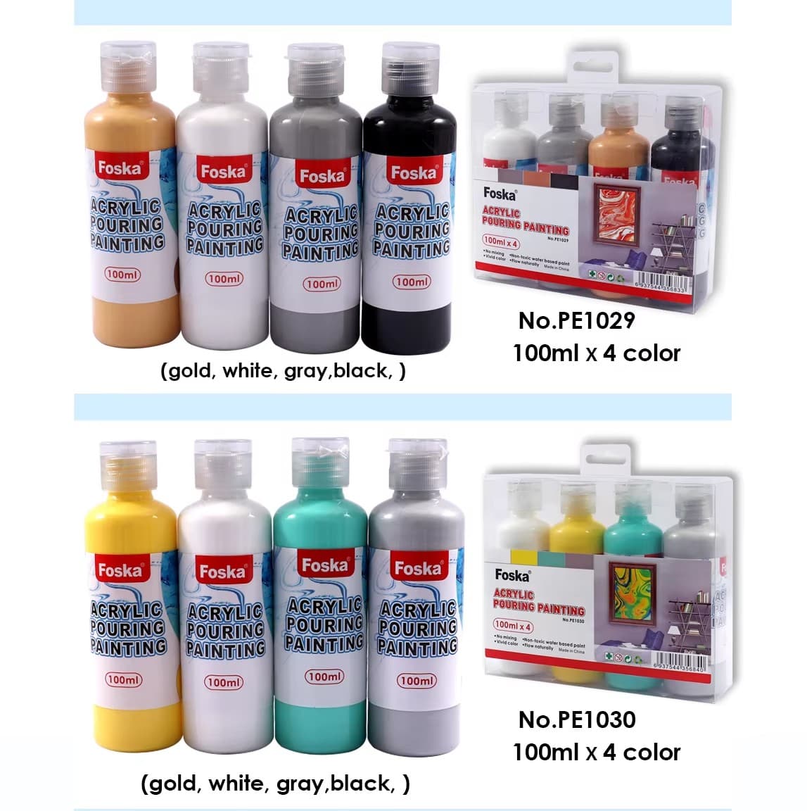 100ml Acrylic pouring paint