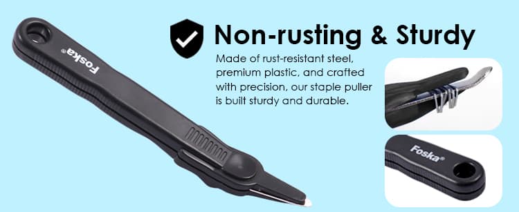 Rust-Resistant Staple remover
