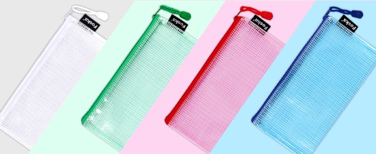 Assorted Colors Zipper Bag