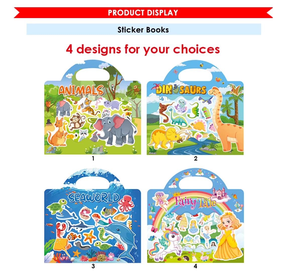 Cartoon Sticker Books