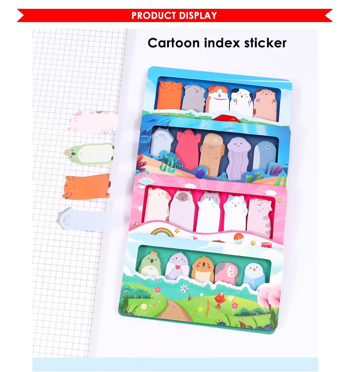 Cartoon Index Sticker
