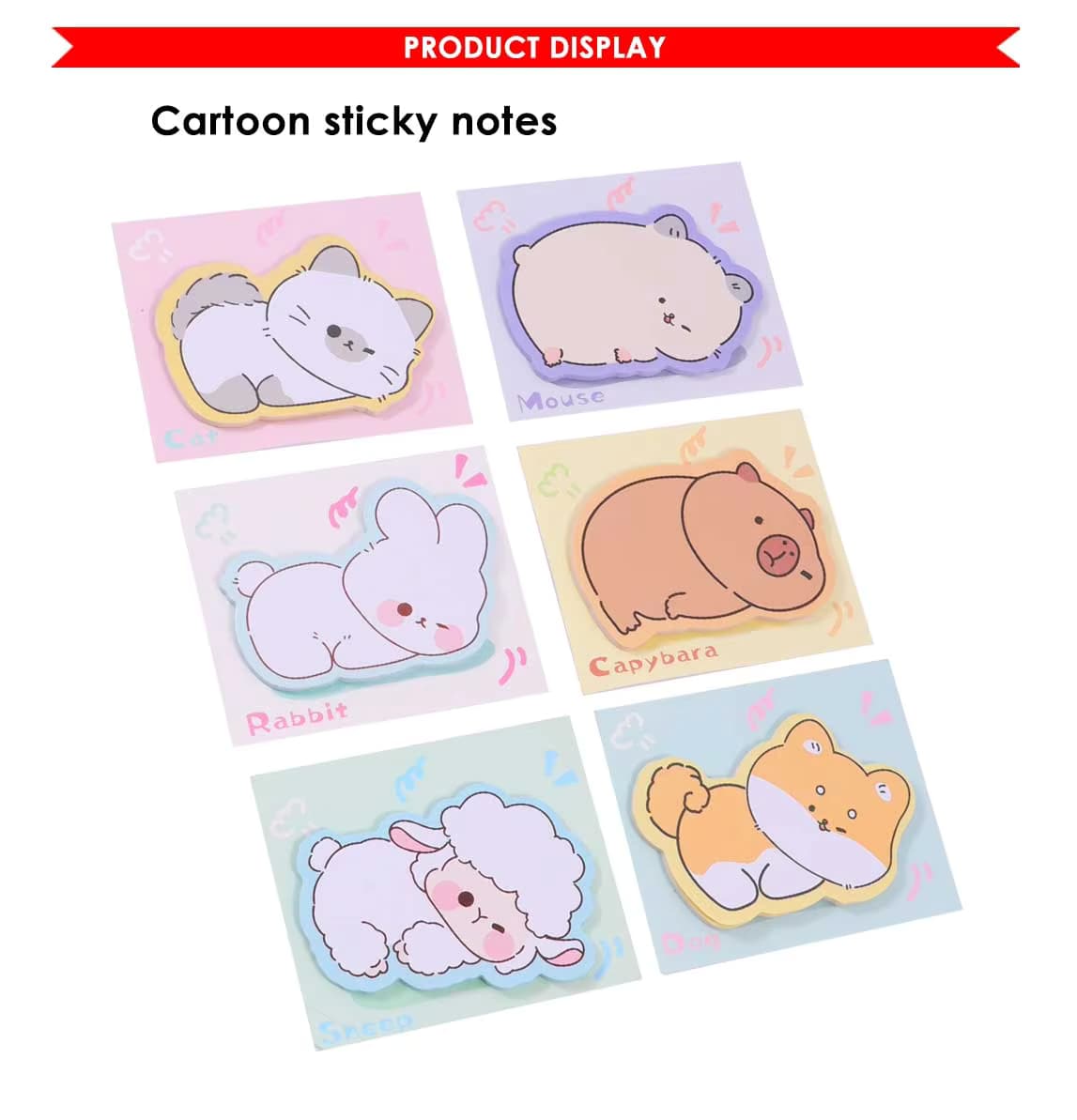 Cartoon Sticky Notes