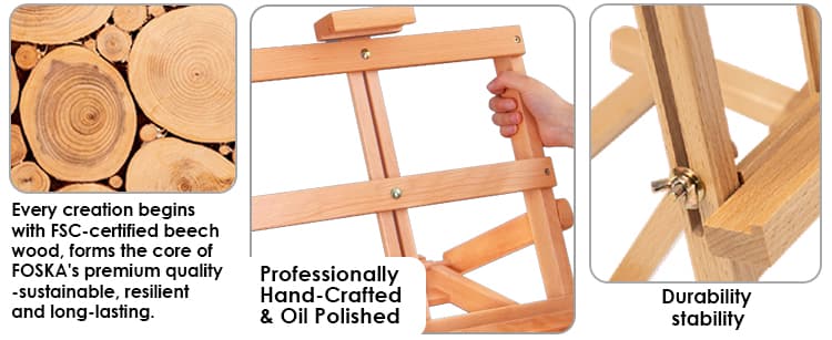 Easel with Beech Wood