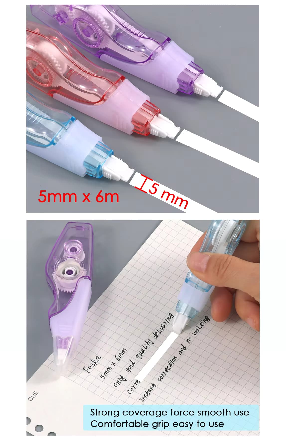 Strong Coverage Correction Tape 