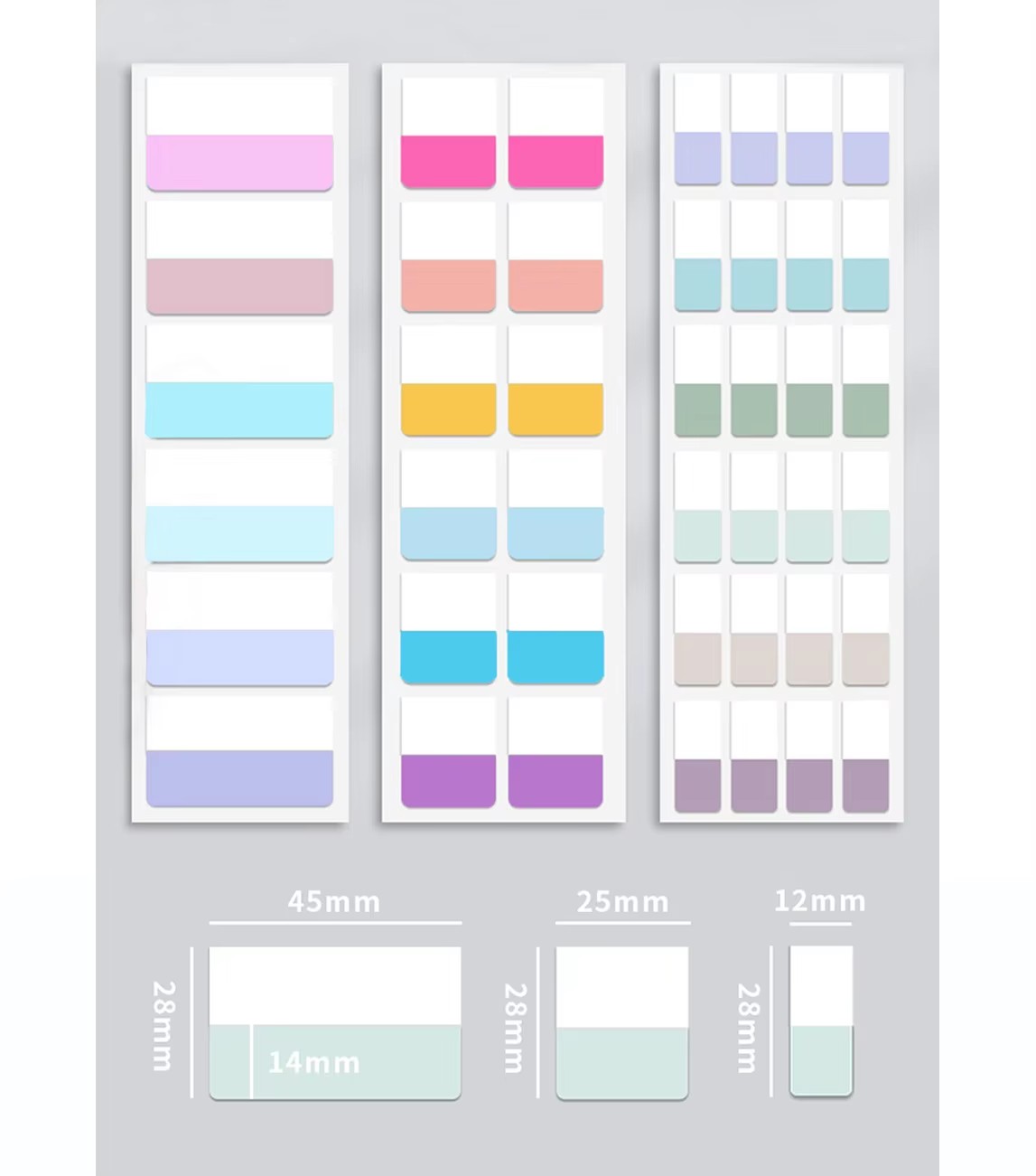 Colored Book Flags Tabs Colored Book Flags Tabs