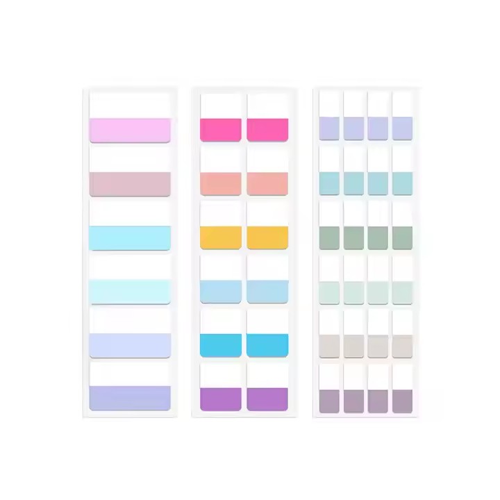 Colored Writable Book Flags Tabs