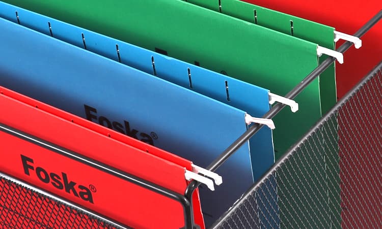 Assorted color Hanging File