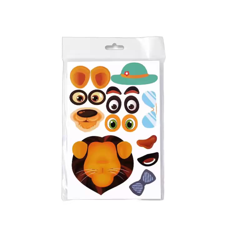 Animal Face Sticker Sheets