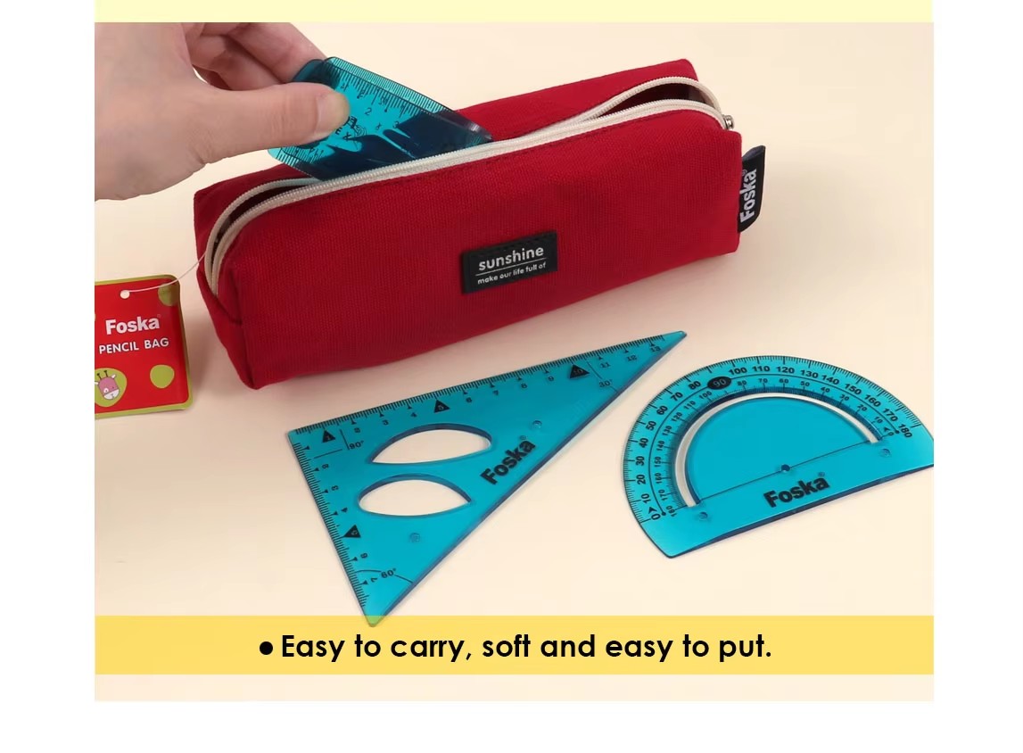 Plastic Straight Ruler Set