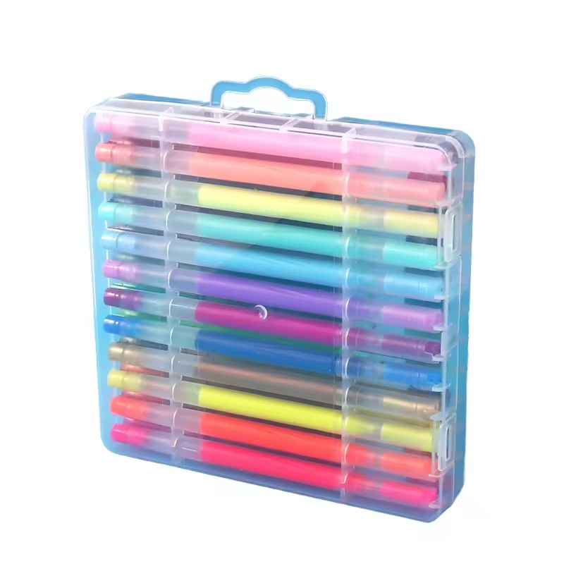 24 Colors Gel Pens Set
