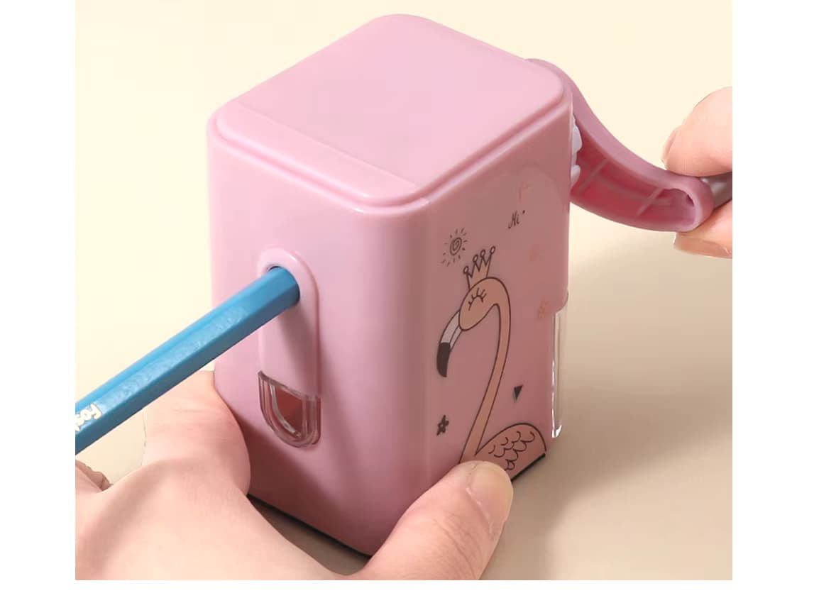 Cartoon Flamingo Table Sharpener