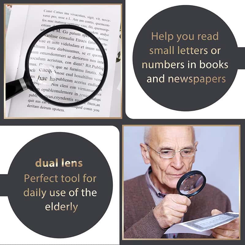 Plastic Handle Magnifying Glass
