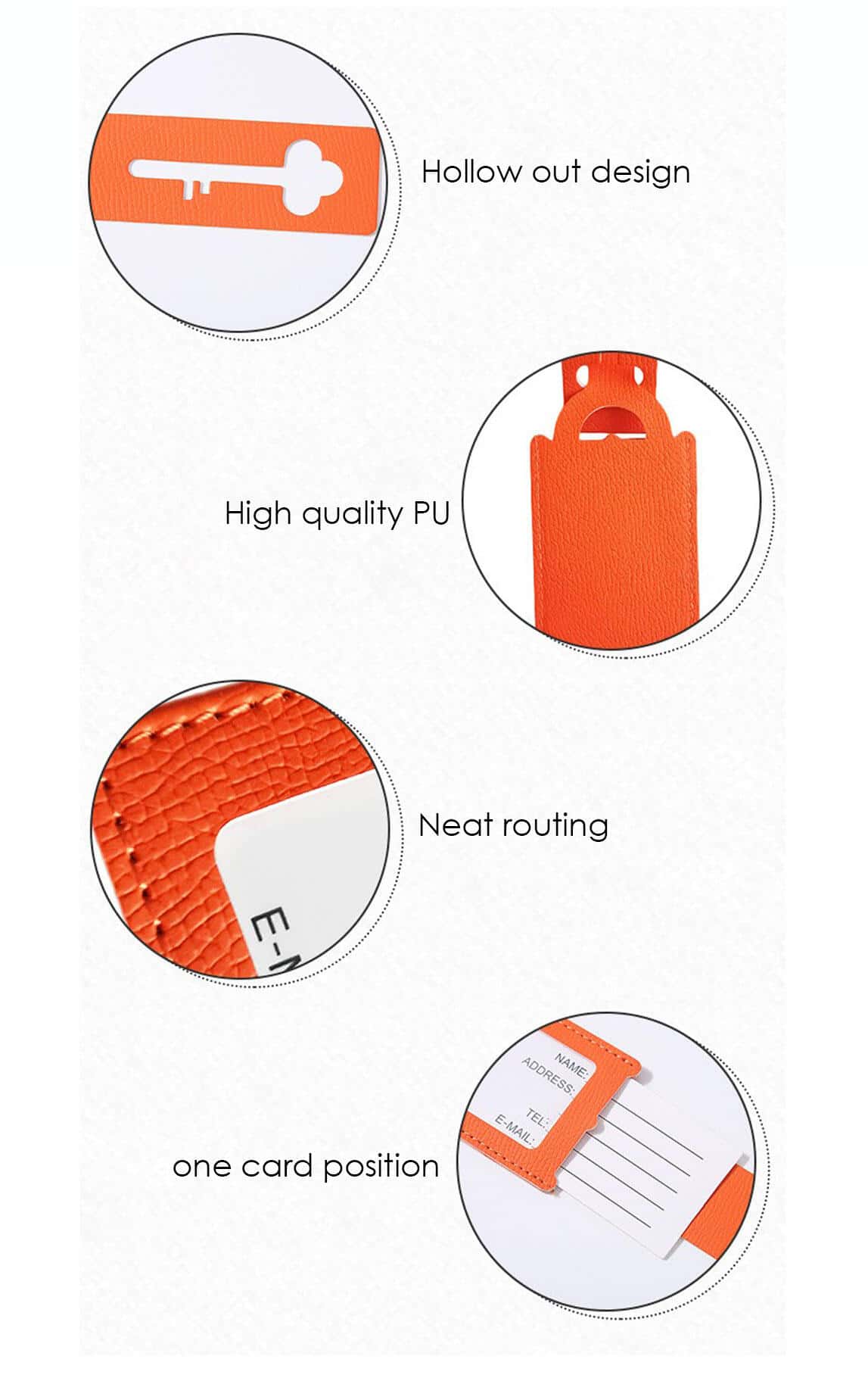 Versatile PU Key Tag