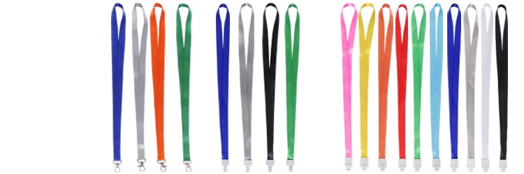 Assorted Colors Badge Lanyards