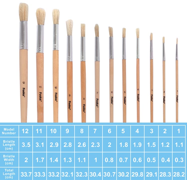 12pcs artist brush set