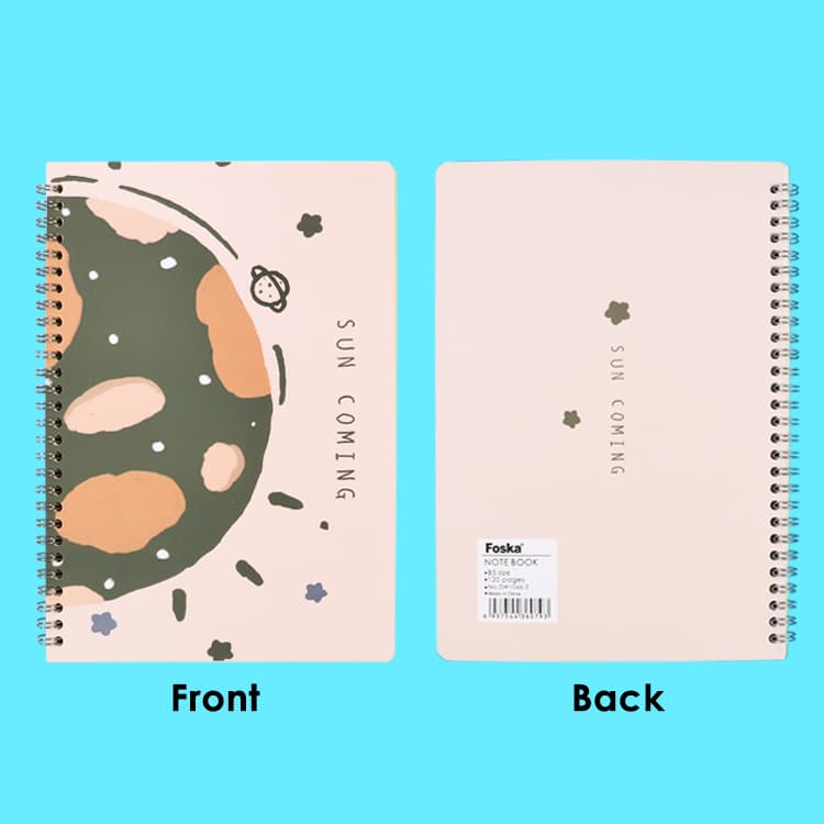 Cartoon Spiral Note book