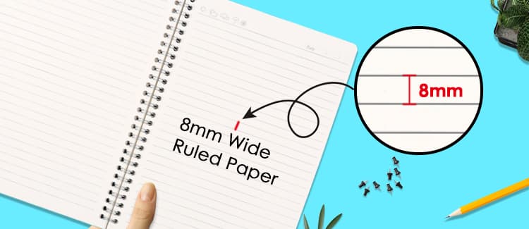 8mm line Spiral Note book