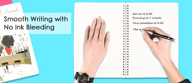 Smooth Writing Spiral Note book