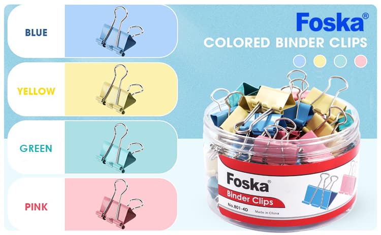 color Binder clip