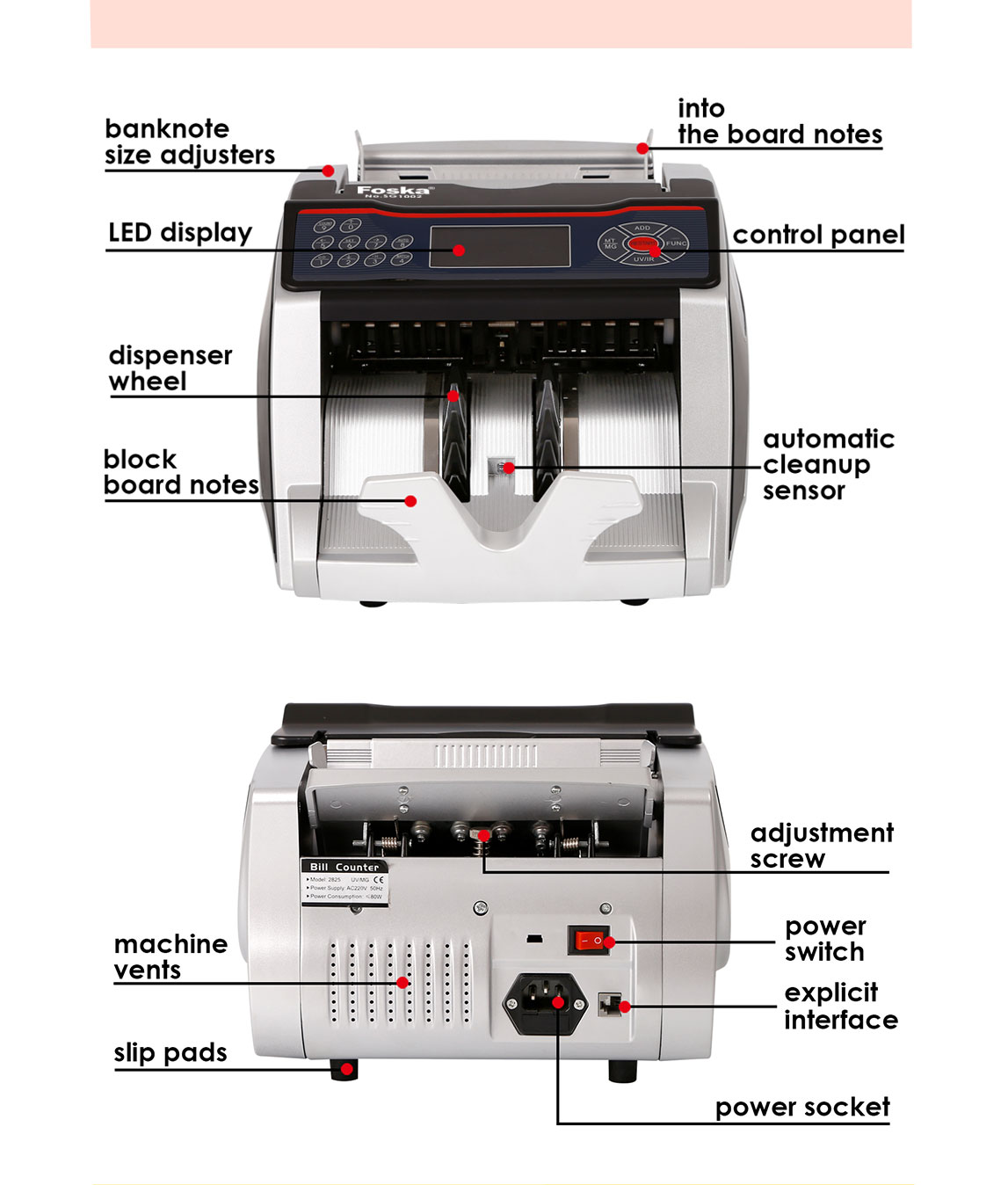 UV cash counter
