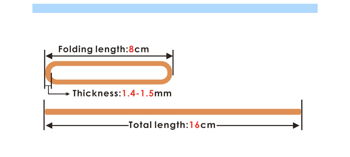 8cm rubber bands
