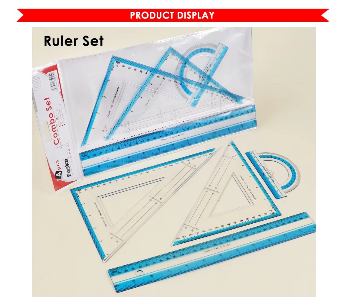 Math Set with Ruler