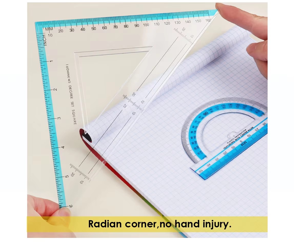 Math Set with Protractor