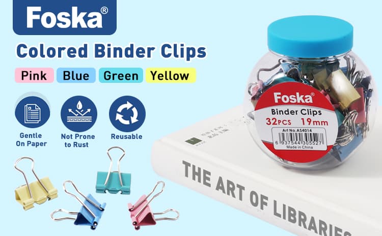 Colorful Binder Clips Colorful Binder Clips