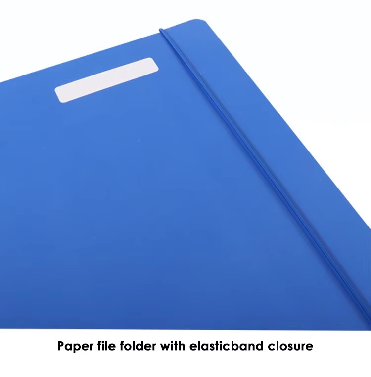 Paper File Folder with Closure 