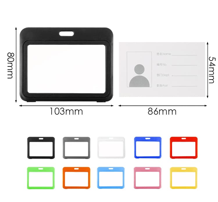 horizonal name badge