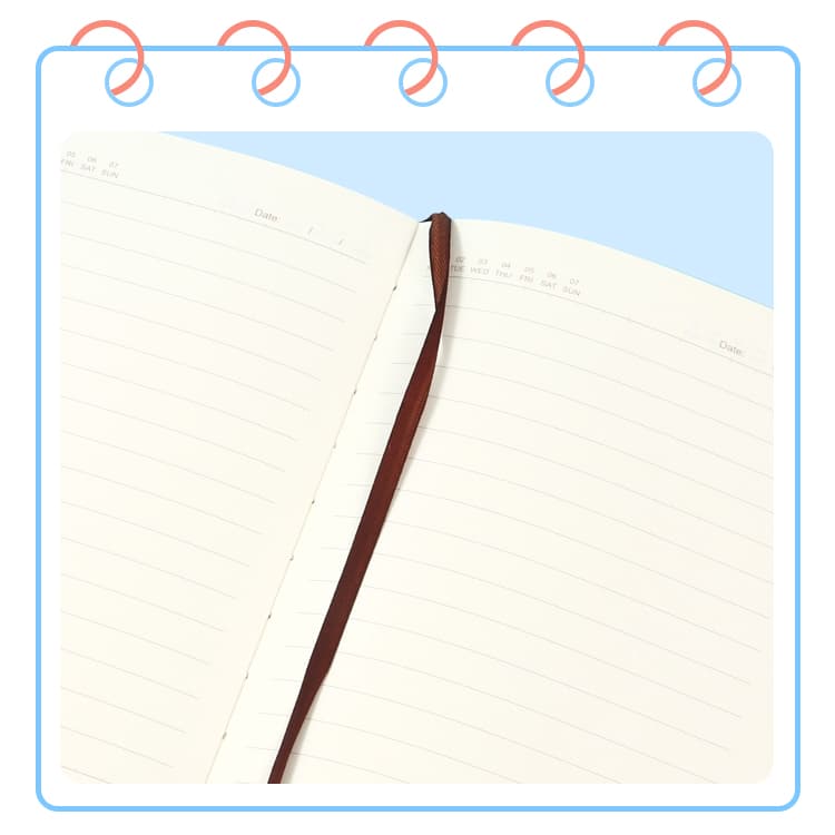 Ribbon Bookmark Notebook